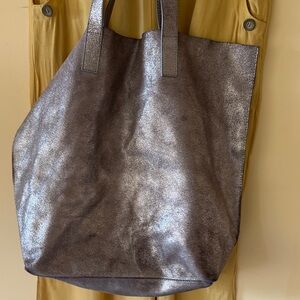 Elegant Metallic Tote Bag